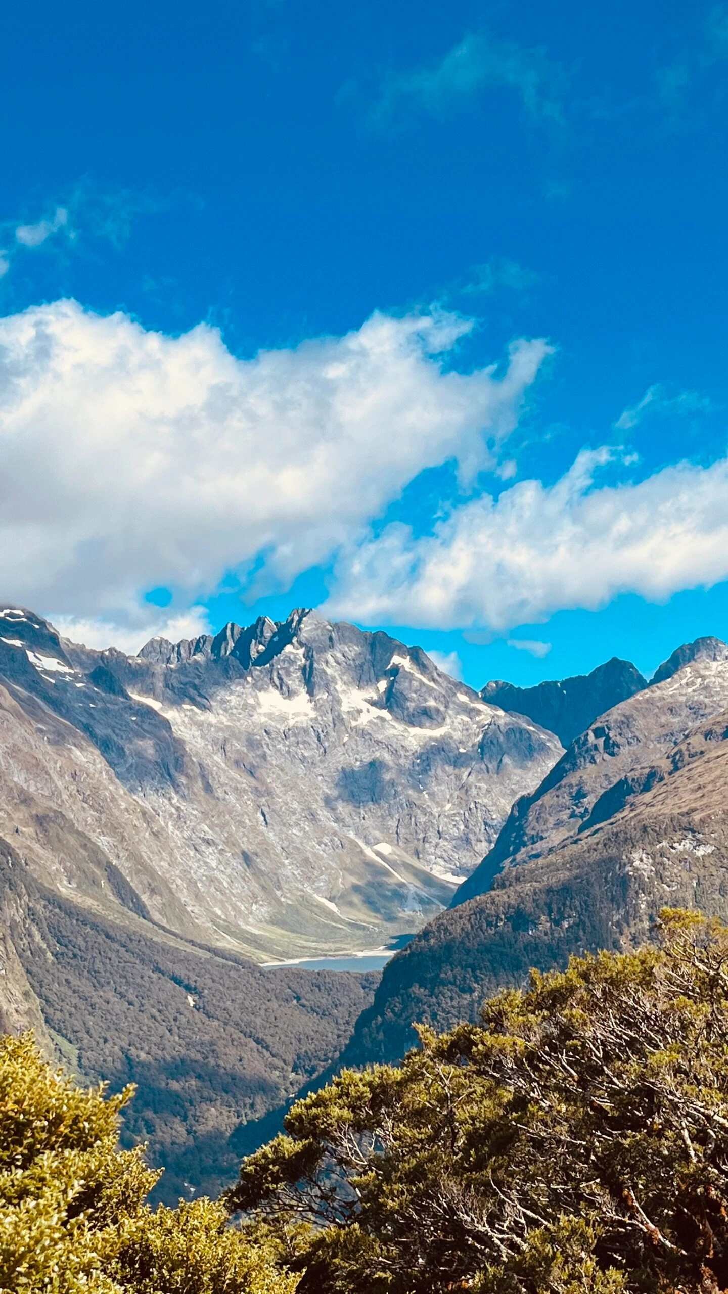 vista panoramica de un glaciar en la isla sur de Nueva Zelanda